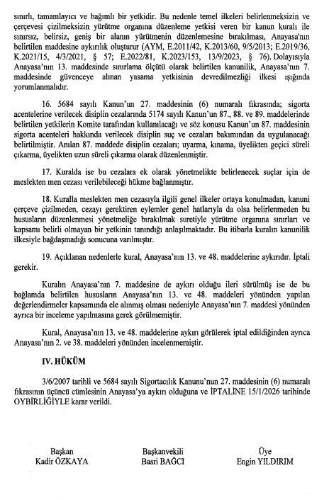 5684-sayili si̇gortacilik kanunu'nda aym i̇ptali̇-780